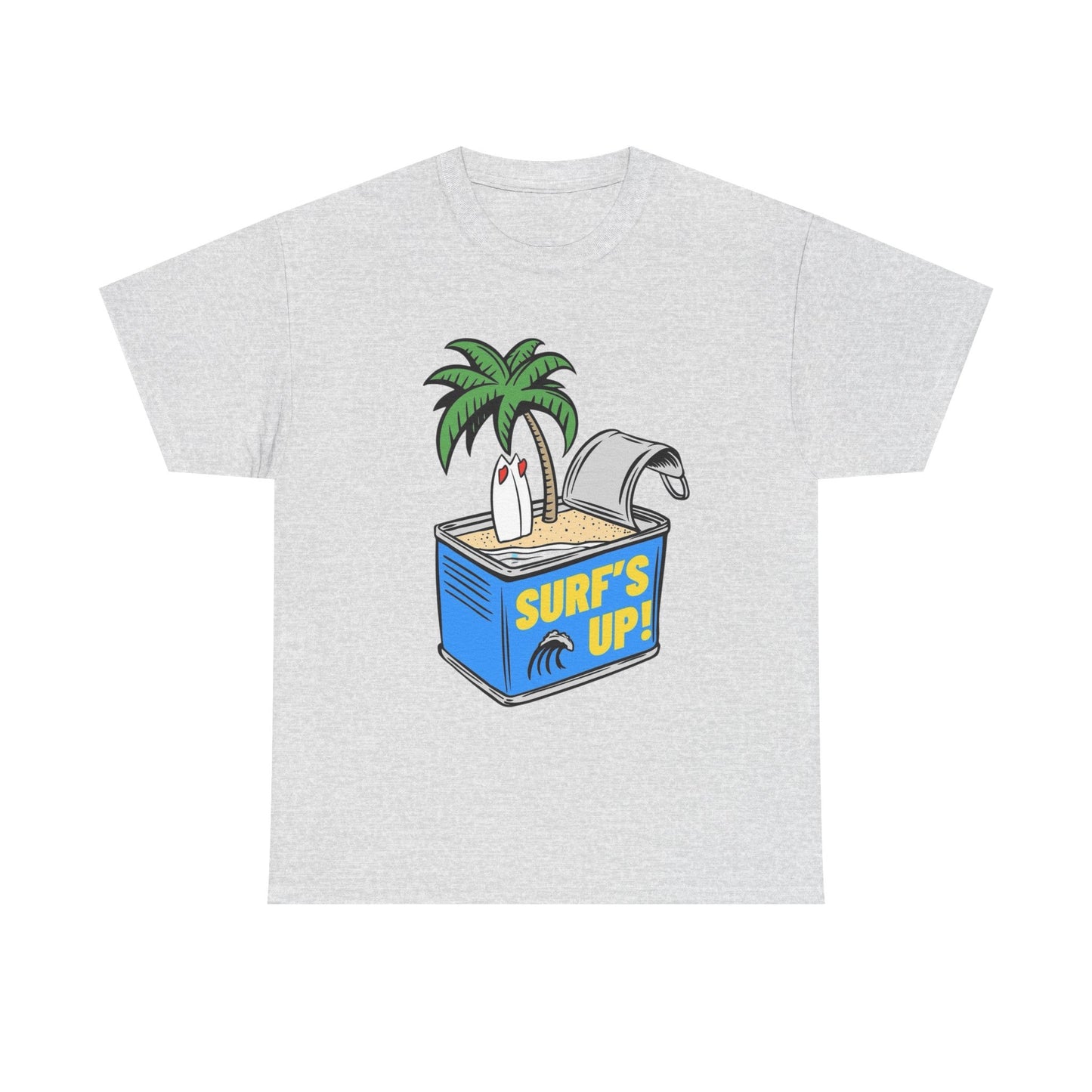 Surfs Up Graphic T Shirt Unisex Heavy Cotton Tee Gift