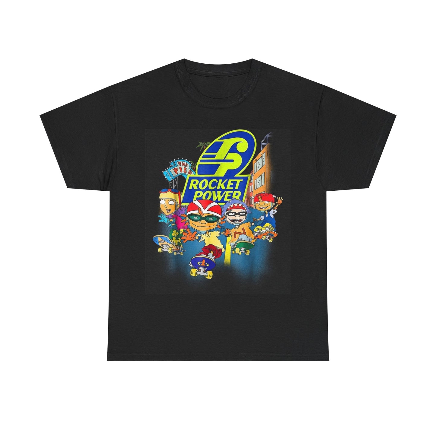 Rocket Power T shirt Skateboarding Retro 90's Cartoon Graphic Unisex