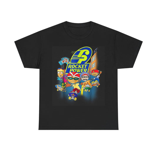 Rocket Power T shirt Skateboarding Retro 90's Cartoon Graphic Unisex