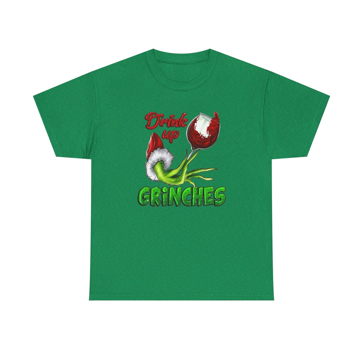Drink Up Grinch's Christmas Graphic T Shirt NEW ADULT