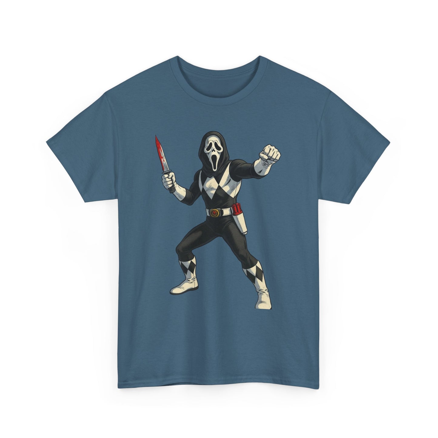 Power Rangers Funny Scream Graphic T Shirt NEW Unisex Heavy Cotton Tee