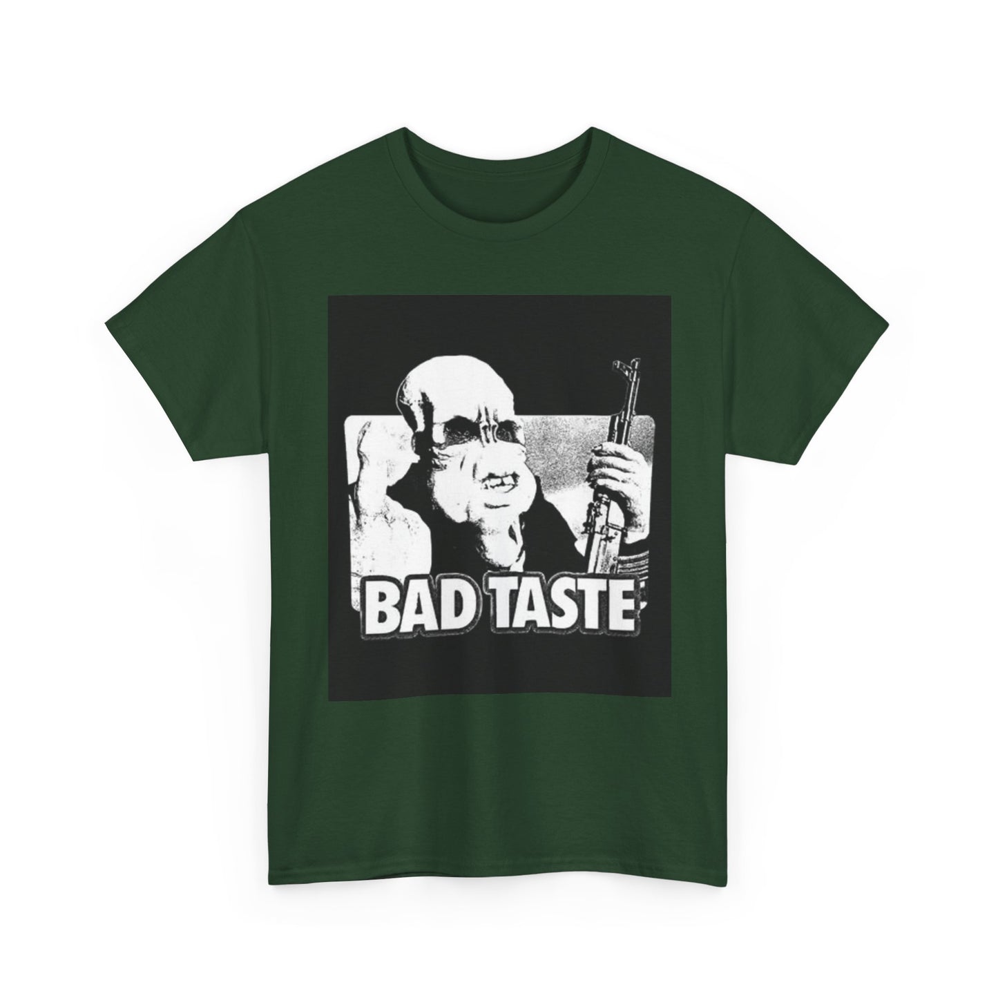Bad Taste Poster Shirt Retro Graphic Art Unisex Heavy Cotton Tee