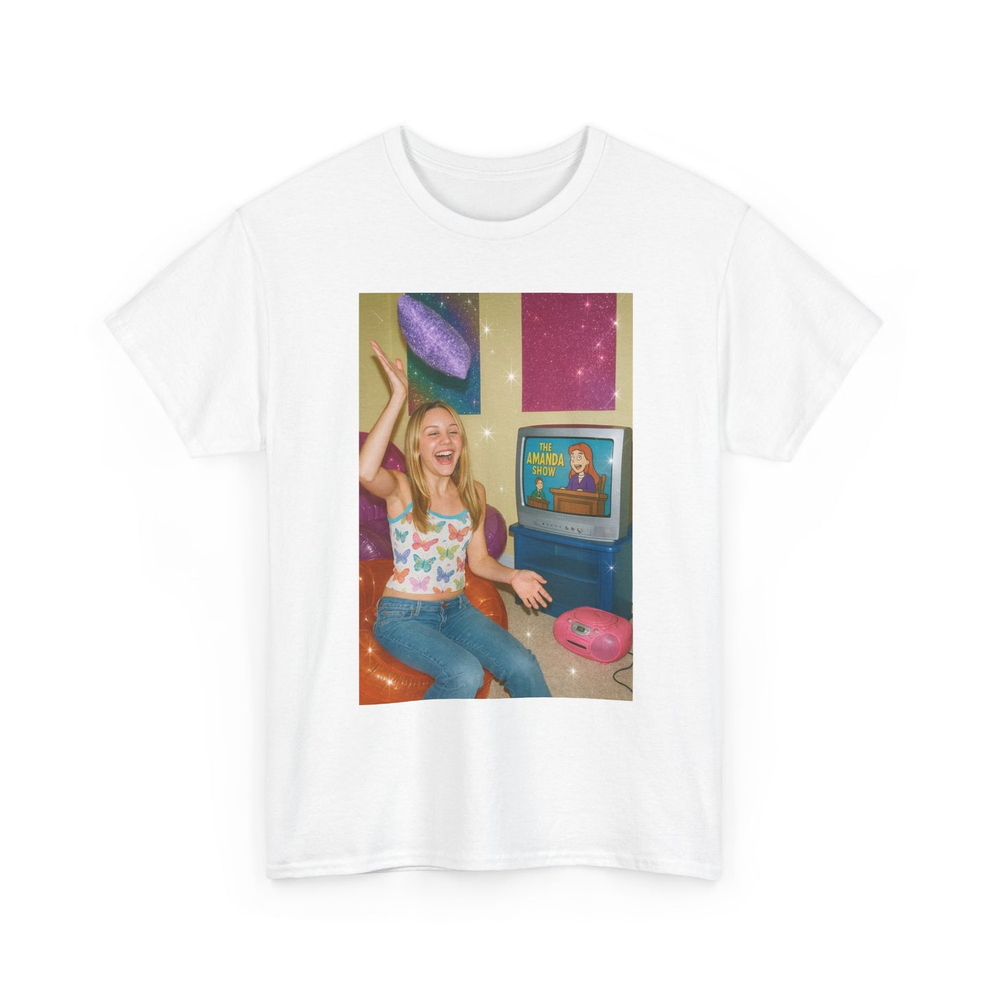 The Amanda Show Graphic T Shirt Vintage 90s Retro Funny Unisex Heavy Cotton Tee