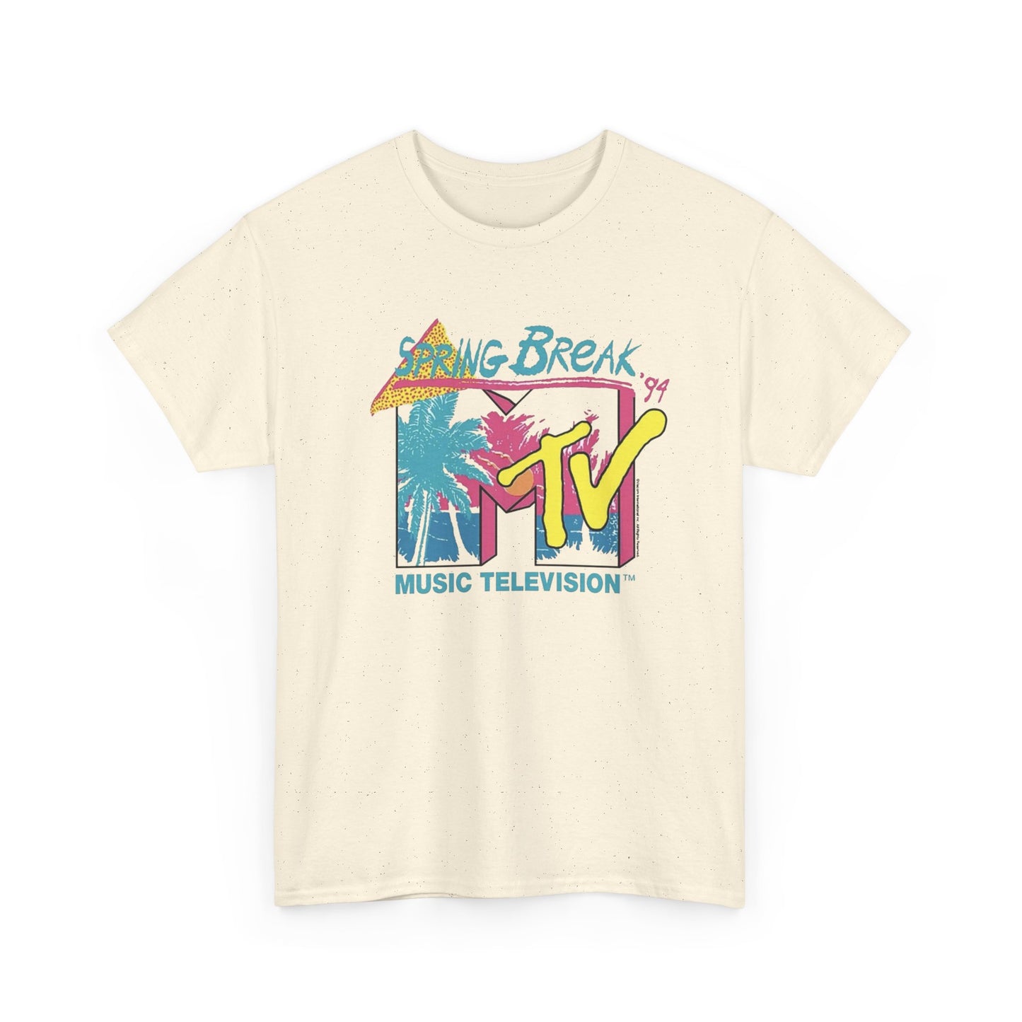 MTV Spring Break 1994 Vintage Graphic T-Shirt Unisex Heavy Cotton Tee