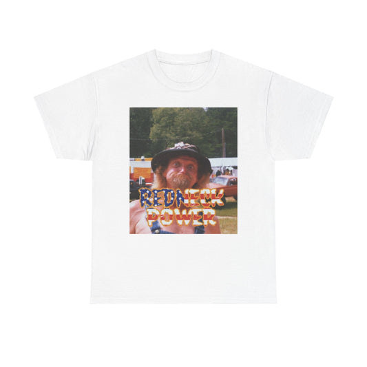 Redneck Power Funny Graphic T Shirt NEW Unisex Heavy Cotton Tee