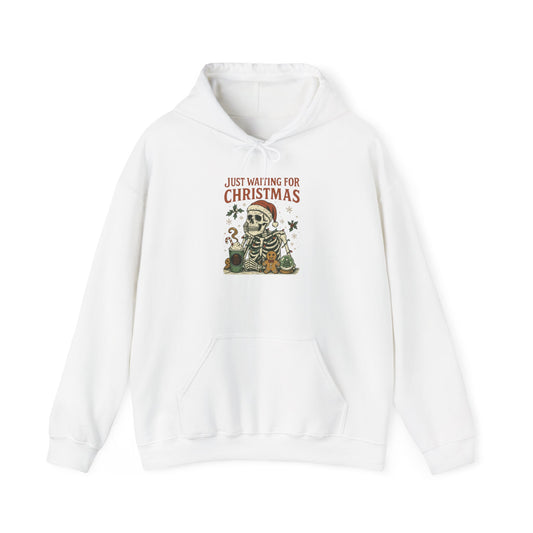Just waiting For Christmas Graphic Hoodie Unisex Heavy Blend™ Hooded Sweatshirt