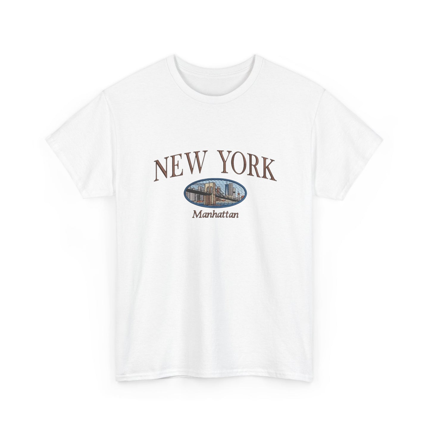 New York Manhattan Graphic T Shirt NEW Unisex Heavy Cotton Tee