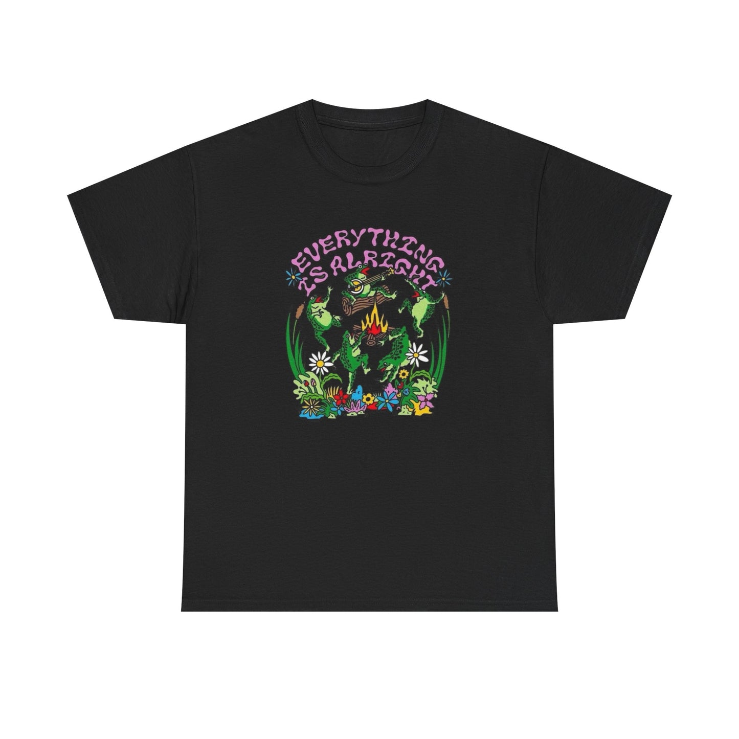 Everything Is Alright T-Shirt NEW Gift Unisex Heavy Cotton Tee