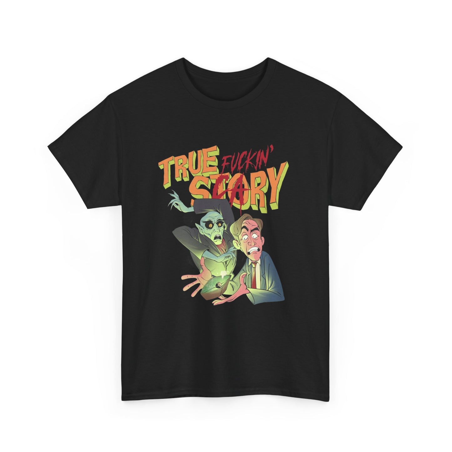 True Scary Story Graphic T Shirt NEW Unisex Heavy Cotton Tee