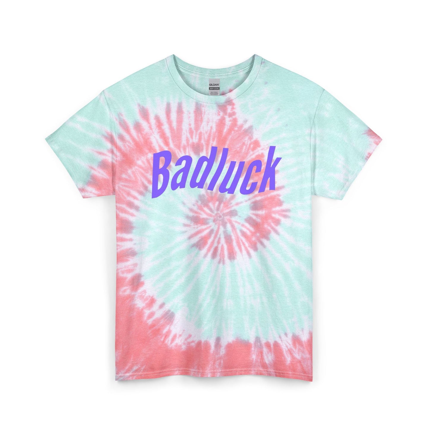 Bad Luck Skateboarding Graphic T Shirt Unisex Tie Dye Cotton Tee Gift