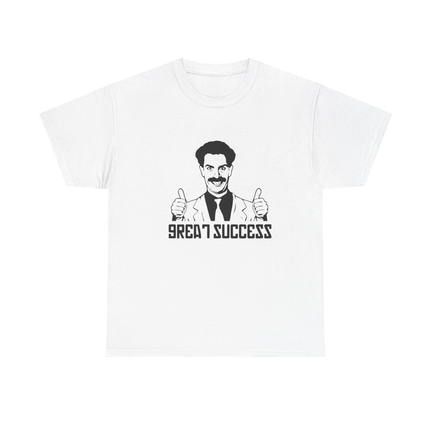 Borat Great Success Funny Graphic T Shirt Unisex Heavy Cotton Tee