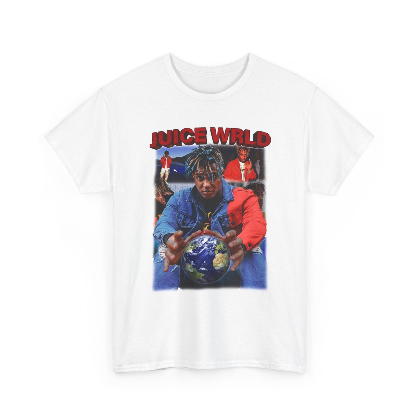 Juice World Graphic T Shirt Vintage Rap Hip Hop Retro Unisex Heavy Cotton Tee