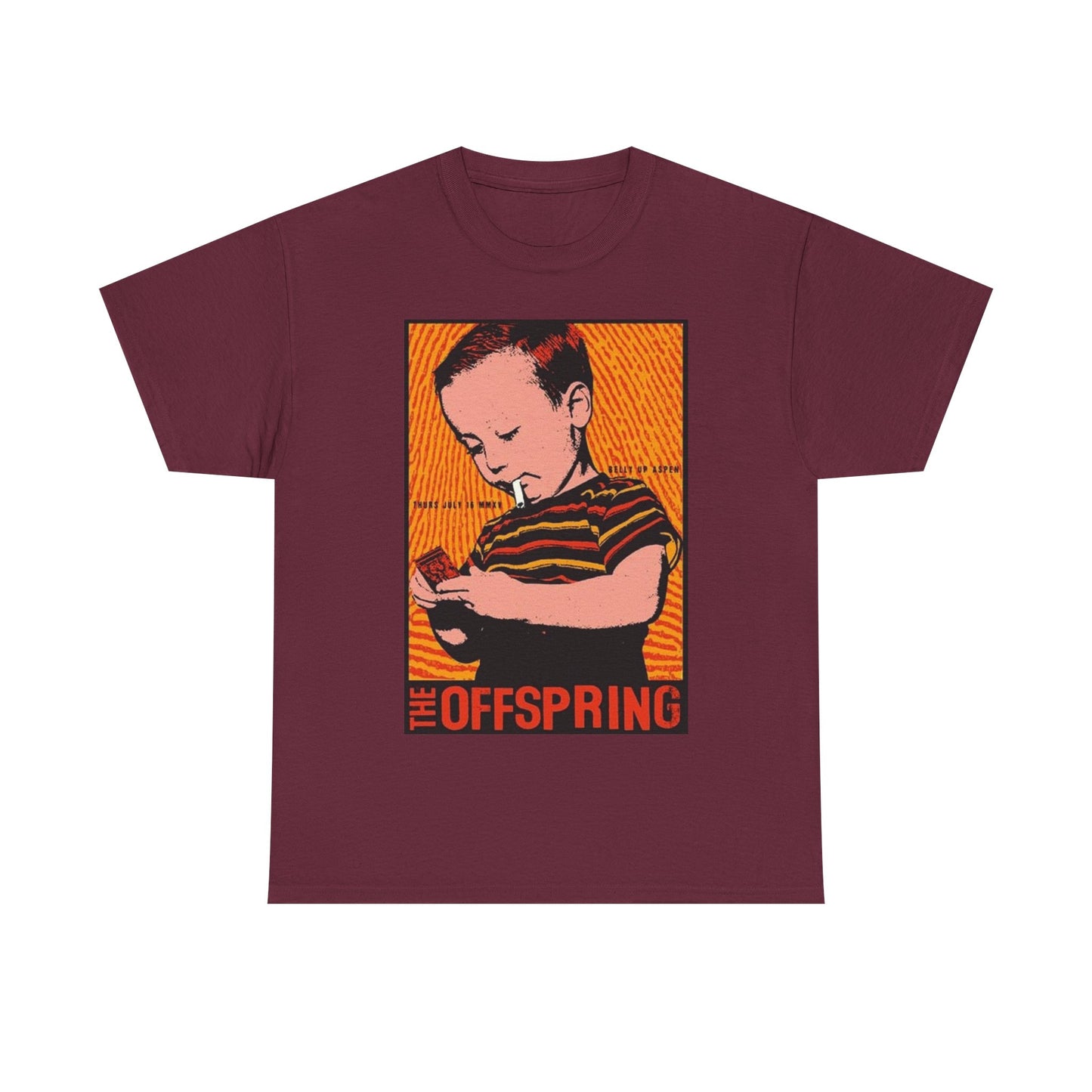 The offspring shirt vintage art retro cigarette band rock Unisex Heavy Cotton
