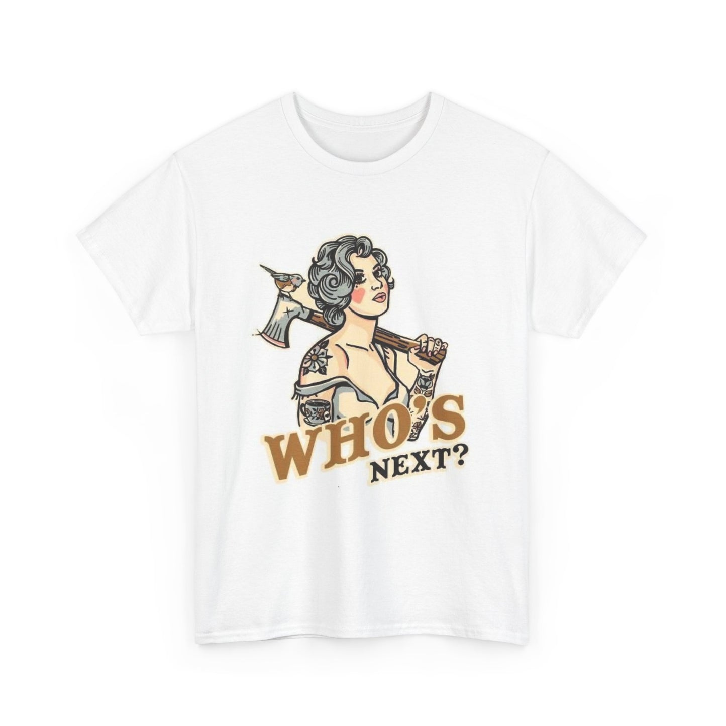 Who's Next Graphic T Shirt Women's Cotton Tee BRAND NEW