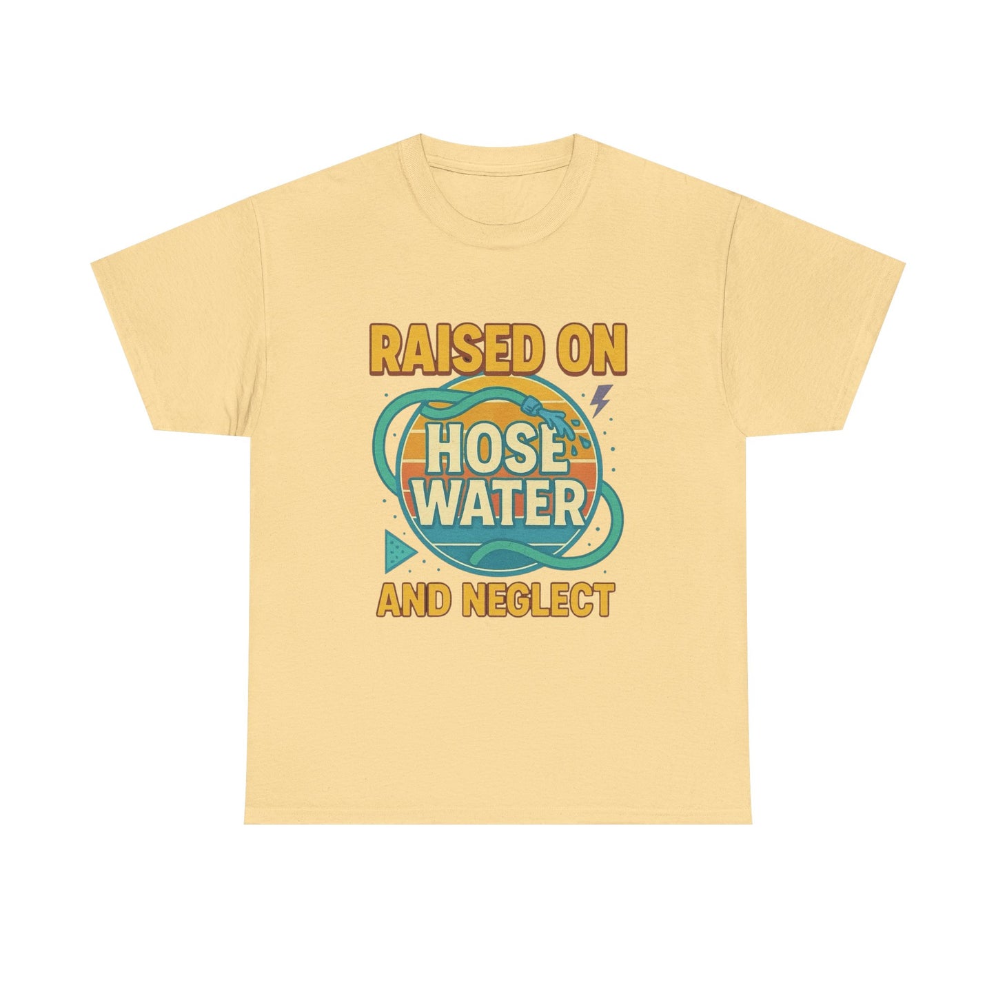 90's Kids Raised On Hose Water Funny Graphic T Shirt NEW Unisex Heavy Cotton Tee