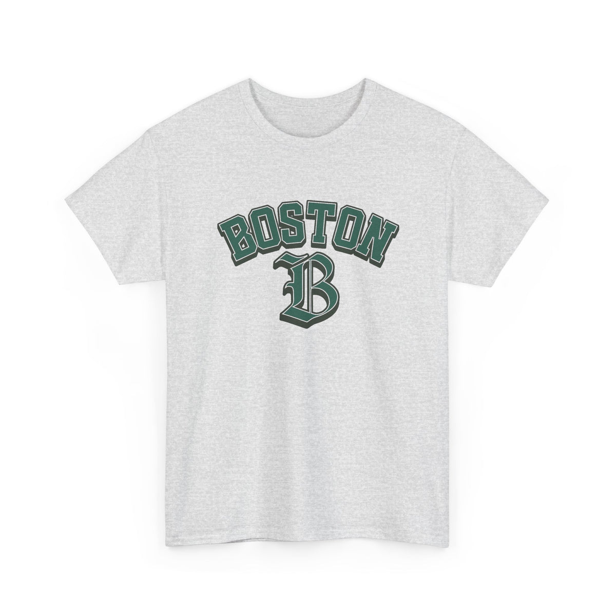 Boston Graphic T Shirt Classic Vintage Apparel Men's Heavy Cotton Tee