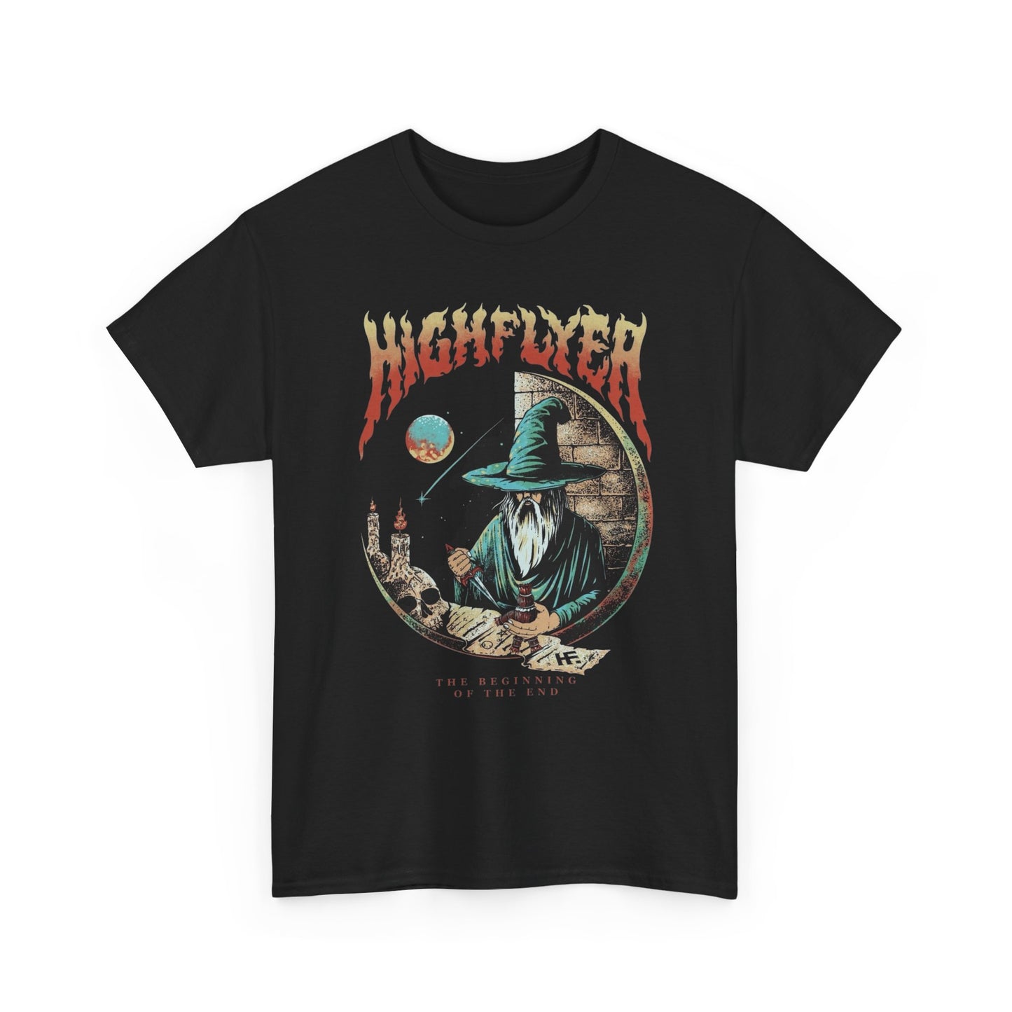 Highflyer Wizard Graphic T Shirt Unisex Heavy Cotton Tee