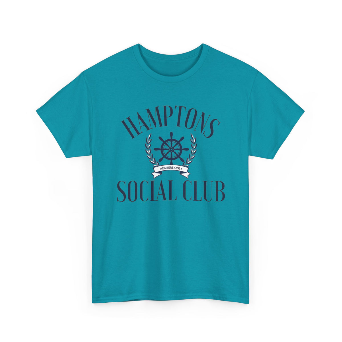 Hampton's Social Club Graphic T Shirt Men's Vintage Heavy Cotton Tee