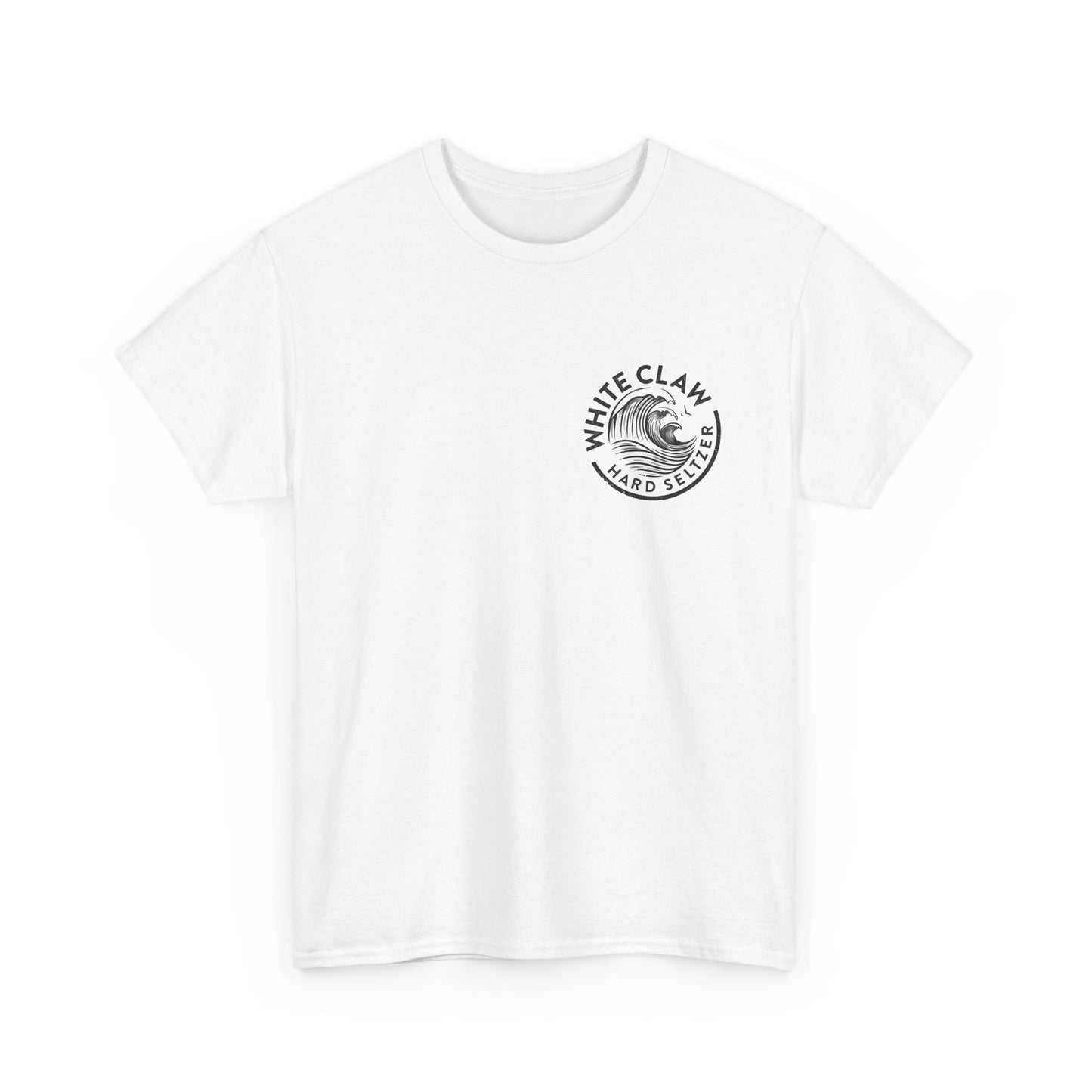White Claw Retro Graphic T Shirt Adult NEW Unisex Heavy Cotton Tee