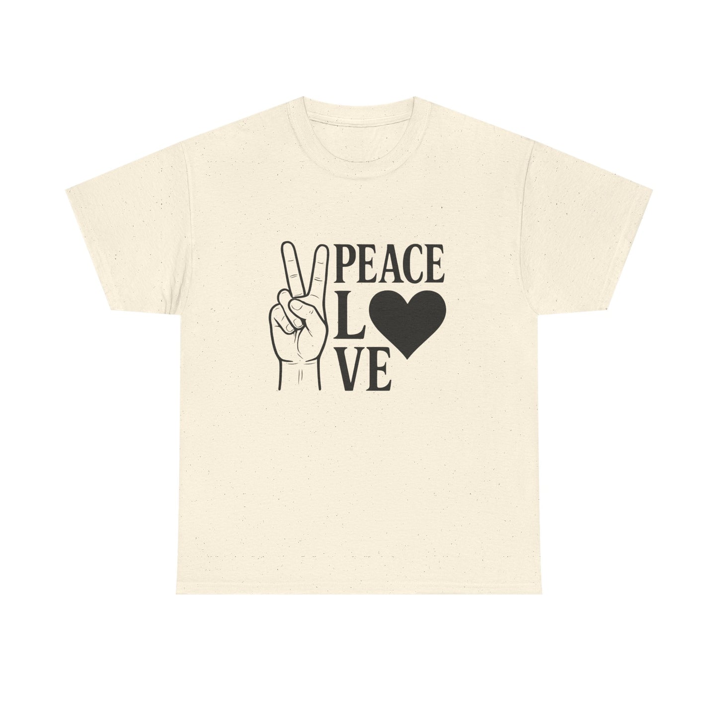 Peace And Love Graphic T Shirt Adult NEW