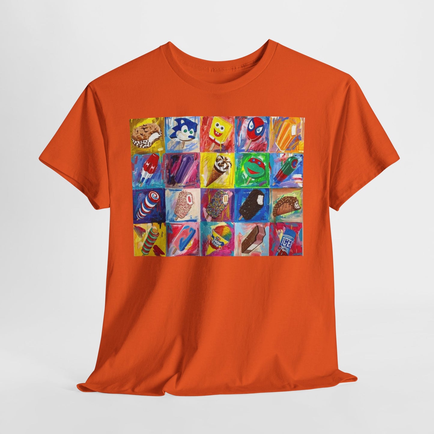 Ice Cream Menu Graphic T Shirt