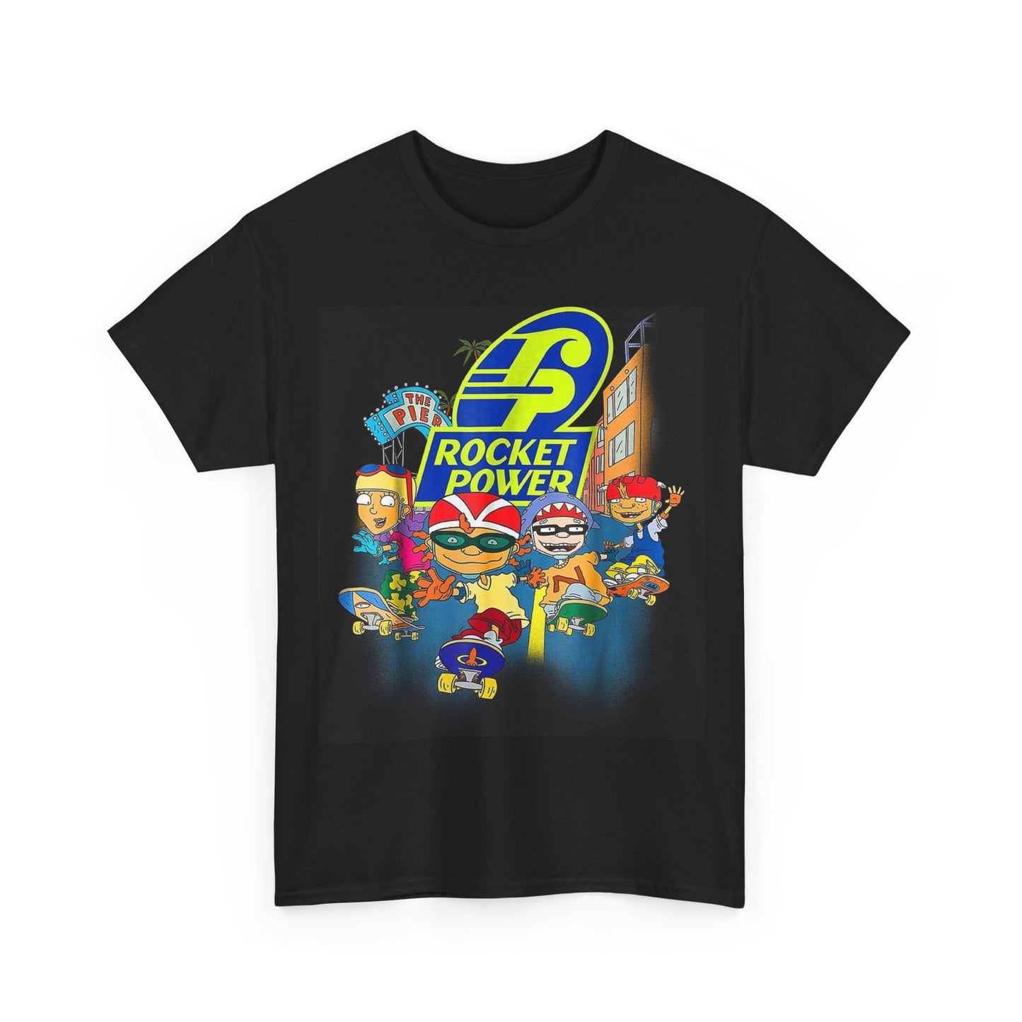 Rocket Power T shirt Skateboarding Retro 90's Cartoon Graphic Unisex