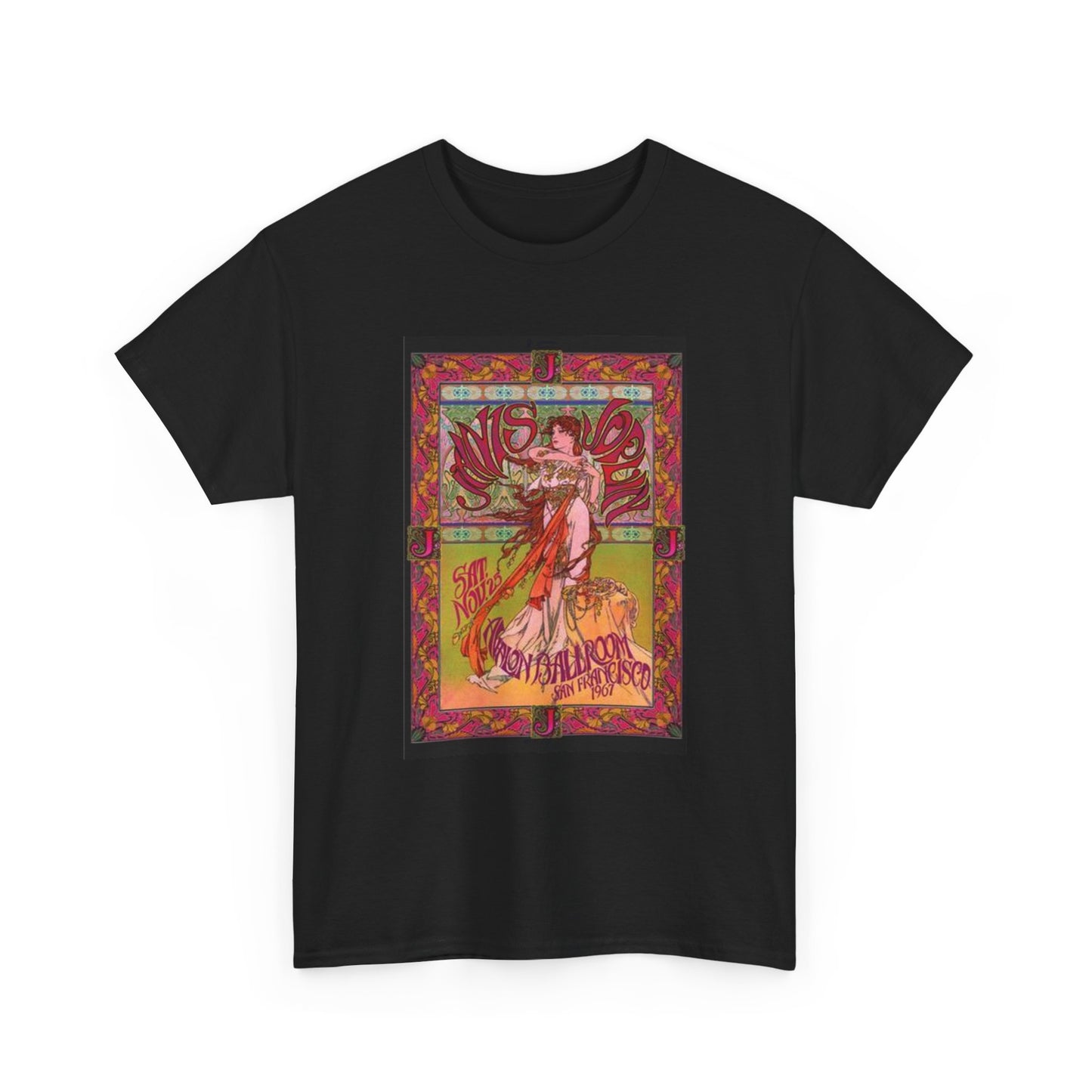 Janis Joplin San Francisco Graphic T Shirt Unisex Heavy Cotton Tee