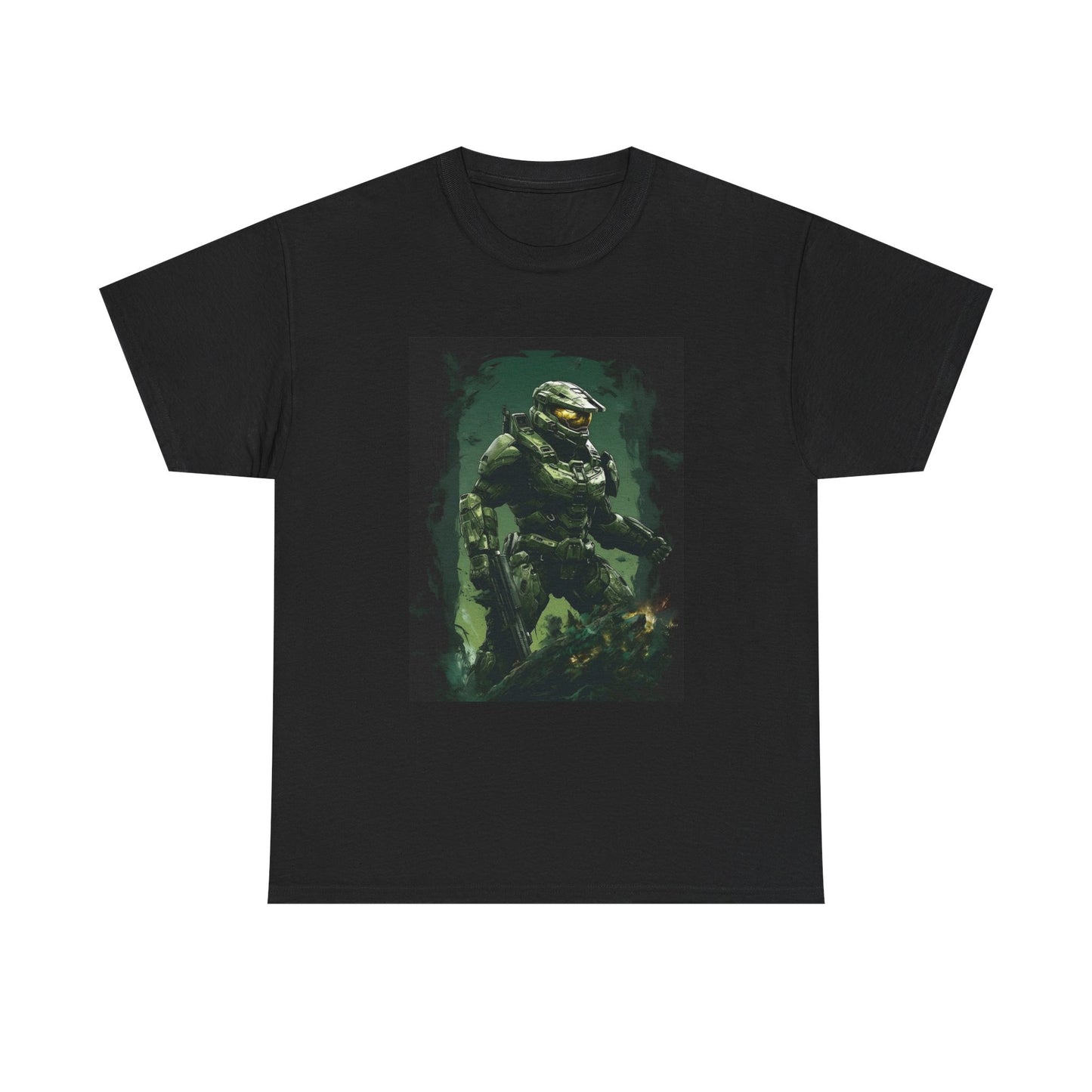 Halo Gaming Tshirt Vintage Xbox Call of Duty Master Chief Graphic Unisex Heavy