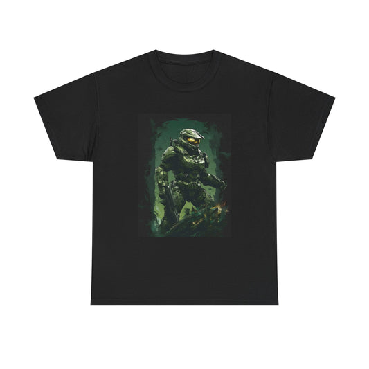 Halo Gaming Tshirt Vintage Xbox Call of Duty Master Chief Graphic Unisex Heavy