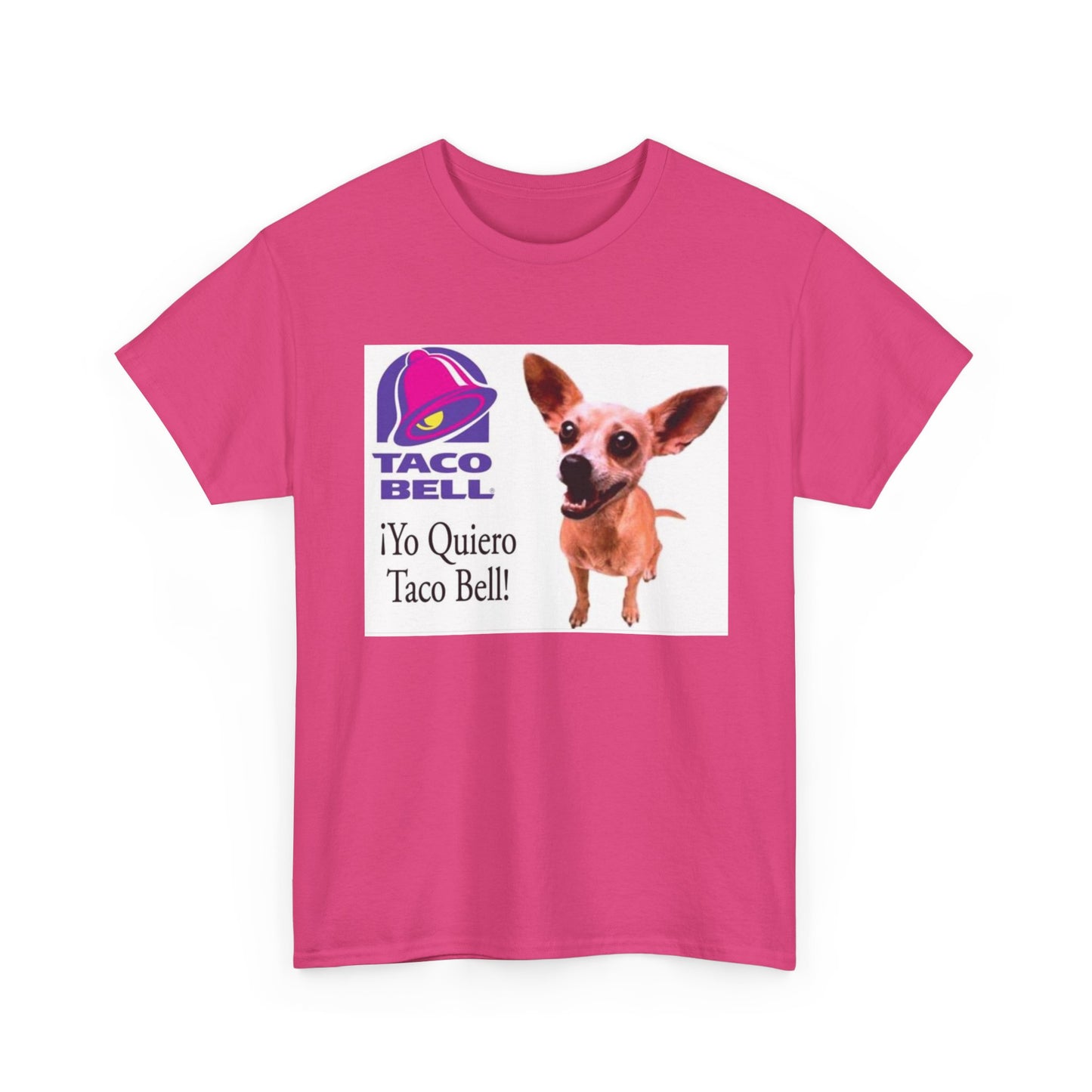 Taco Bell Shirt Funny Retro Logo Mexican Dog 90s Nostalgia Unisex Heavy Cotton