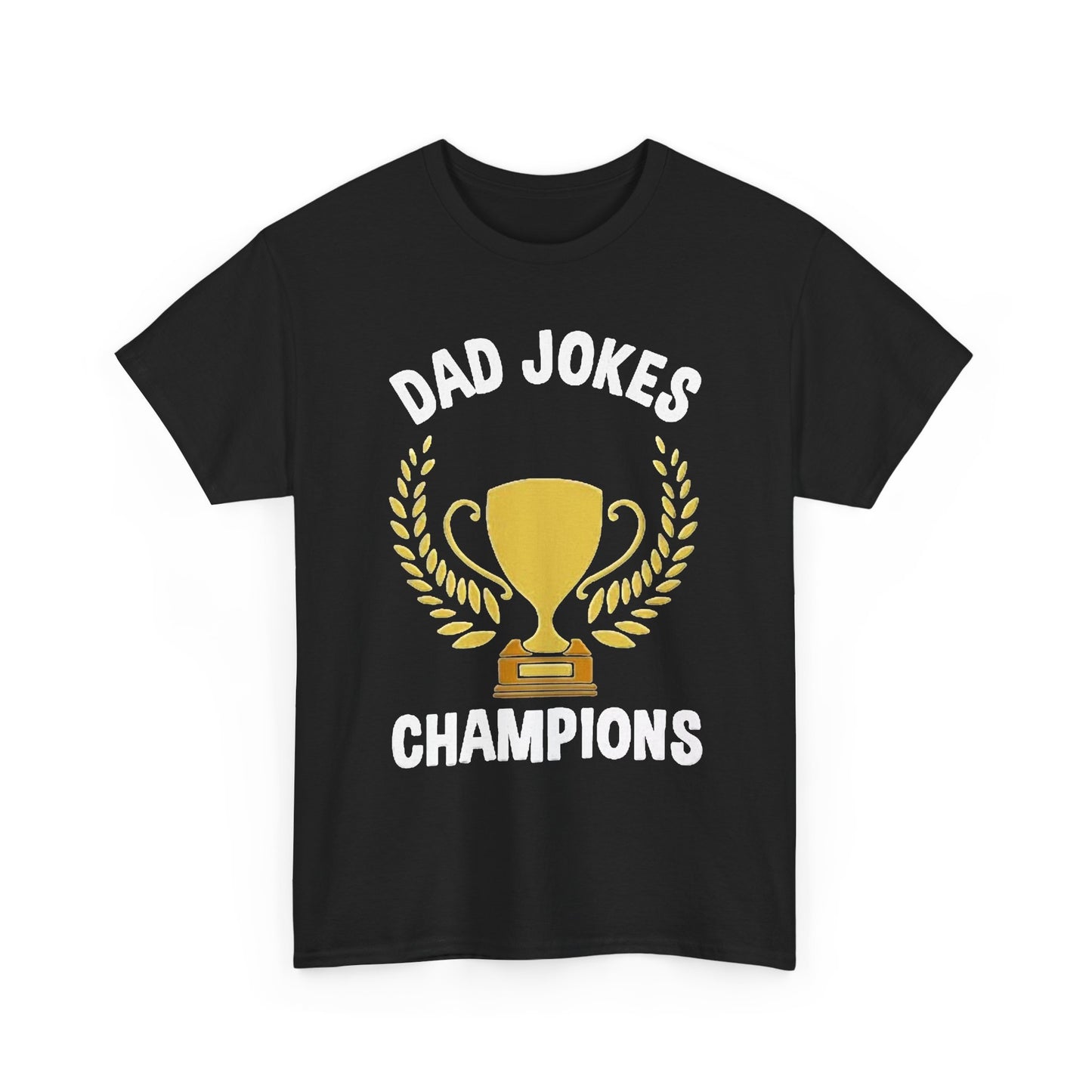 Dad Jokes Champion T SHIRT Retro Funny Jokes GIFT Unisex Heavy Cotton Tee