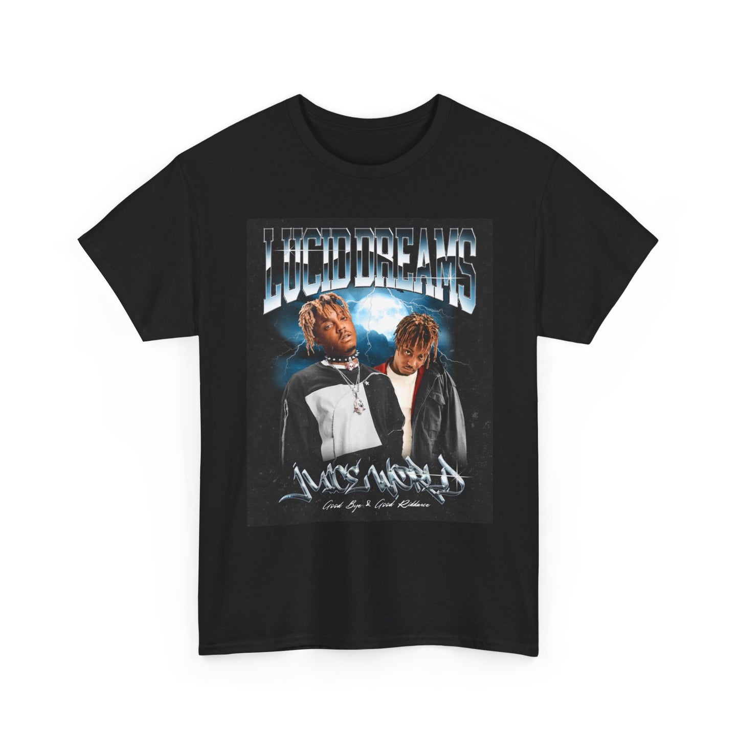 Juice World Lucid Dreams Graphic T Shirt Vintage Rap Unisex Heavy Cotton Tee