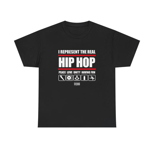 Real Hip Hop Graphic T-Shirt Men's Women's Heavy Cotton Tee NEW GIFT
