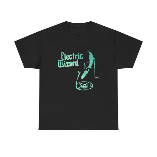 Electric Wizard Retro Merch Graphic T Shirt Unisex Heavy Cotton Tee