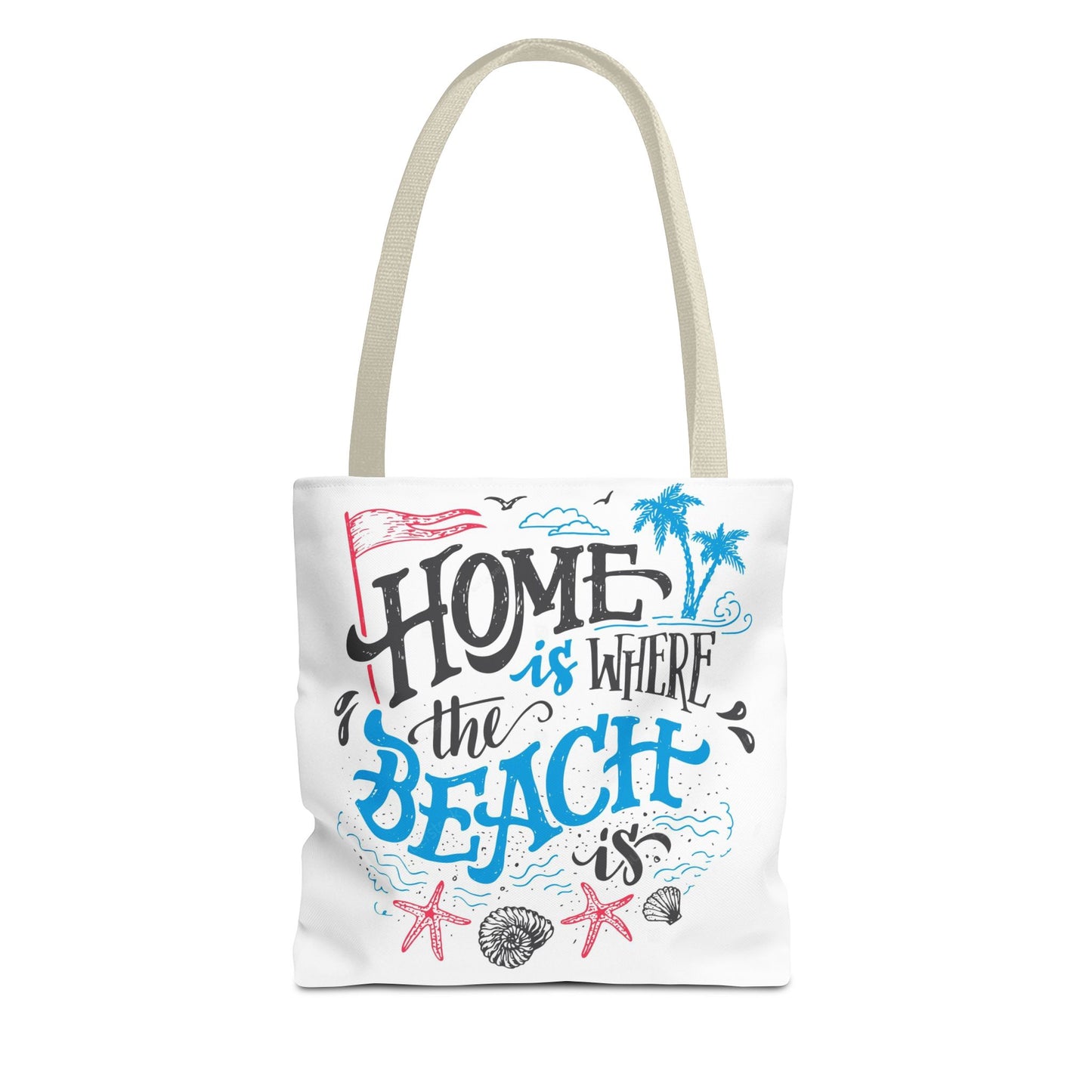 Home Is Where The Beach Is BRAND NEW Modern Purse - Pocketbook - Travel Tote Bag