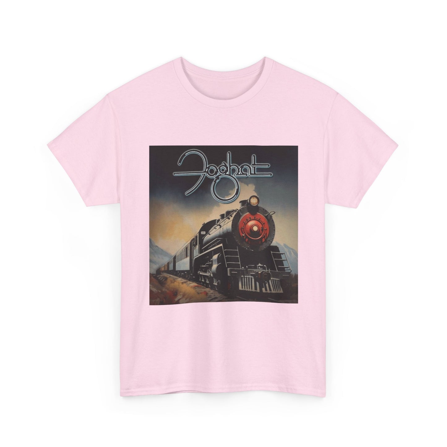 FogHat Tshirt Vintage Rock Poster Retro 70s Woodstock Unisex Heavy Cotton Tee q