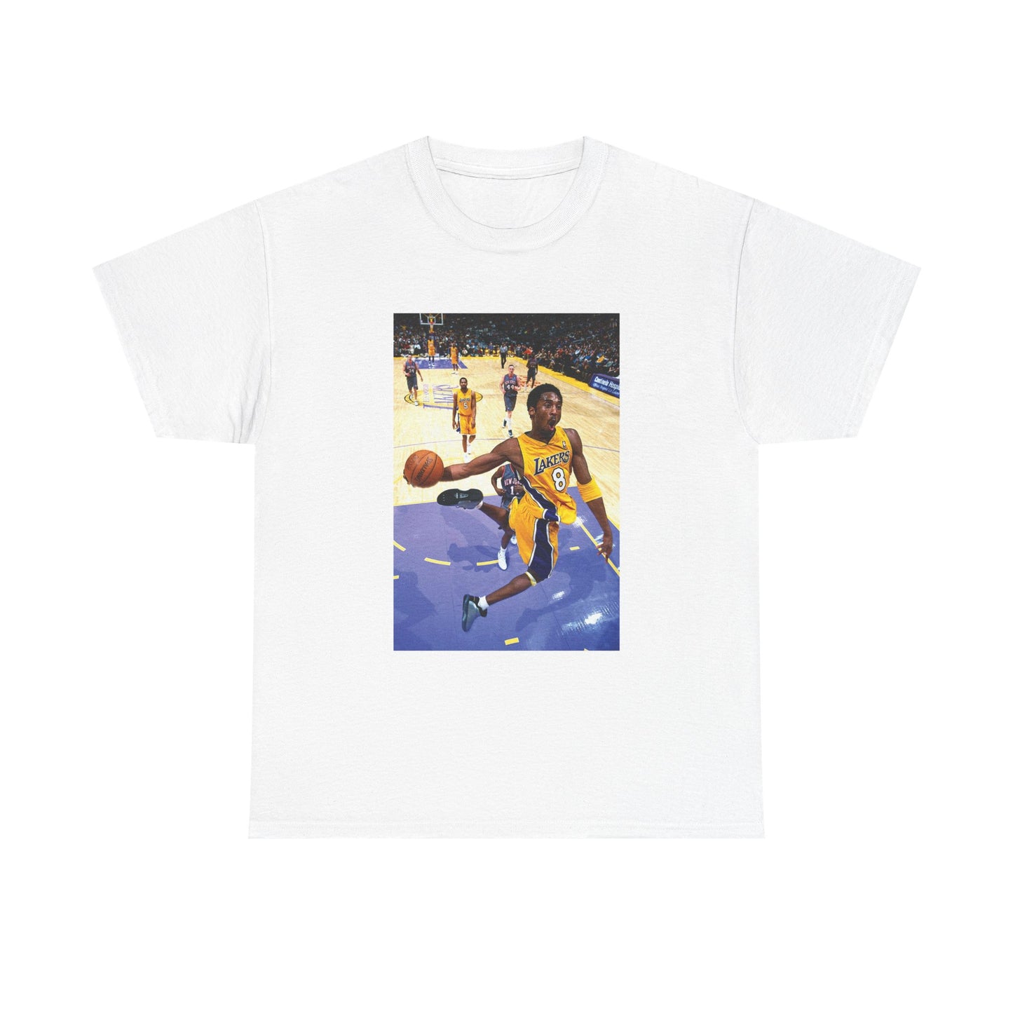 Kobe BasketBall Tshirt Vintage Lakers Retro Dunk Unisex Heavy Cotton Tee
