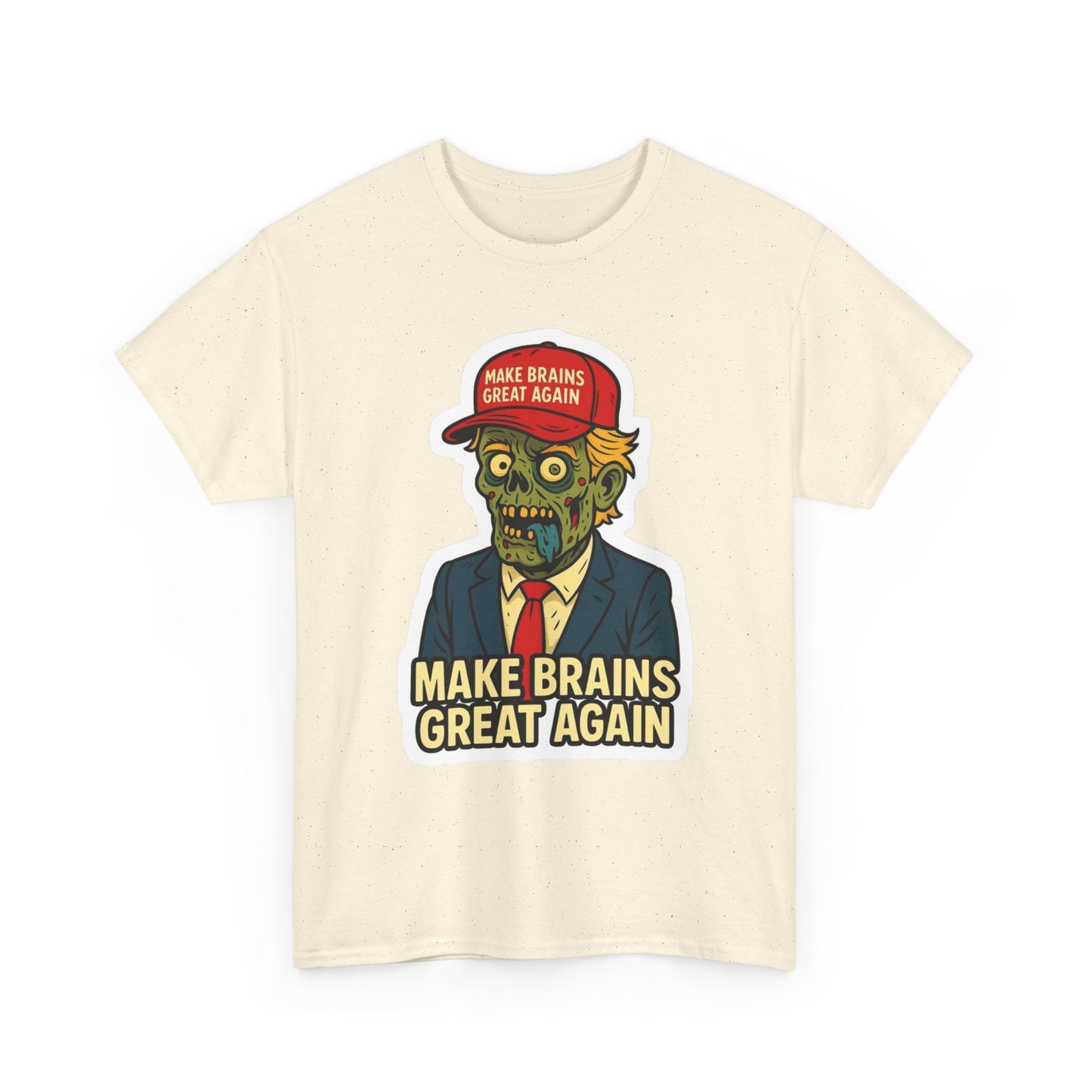 Make Brains Great Again Graphic T Shirt NEW Adult Cotton