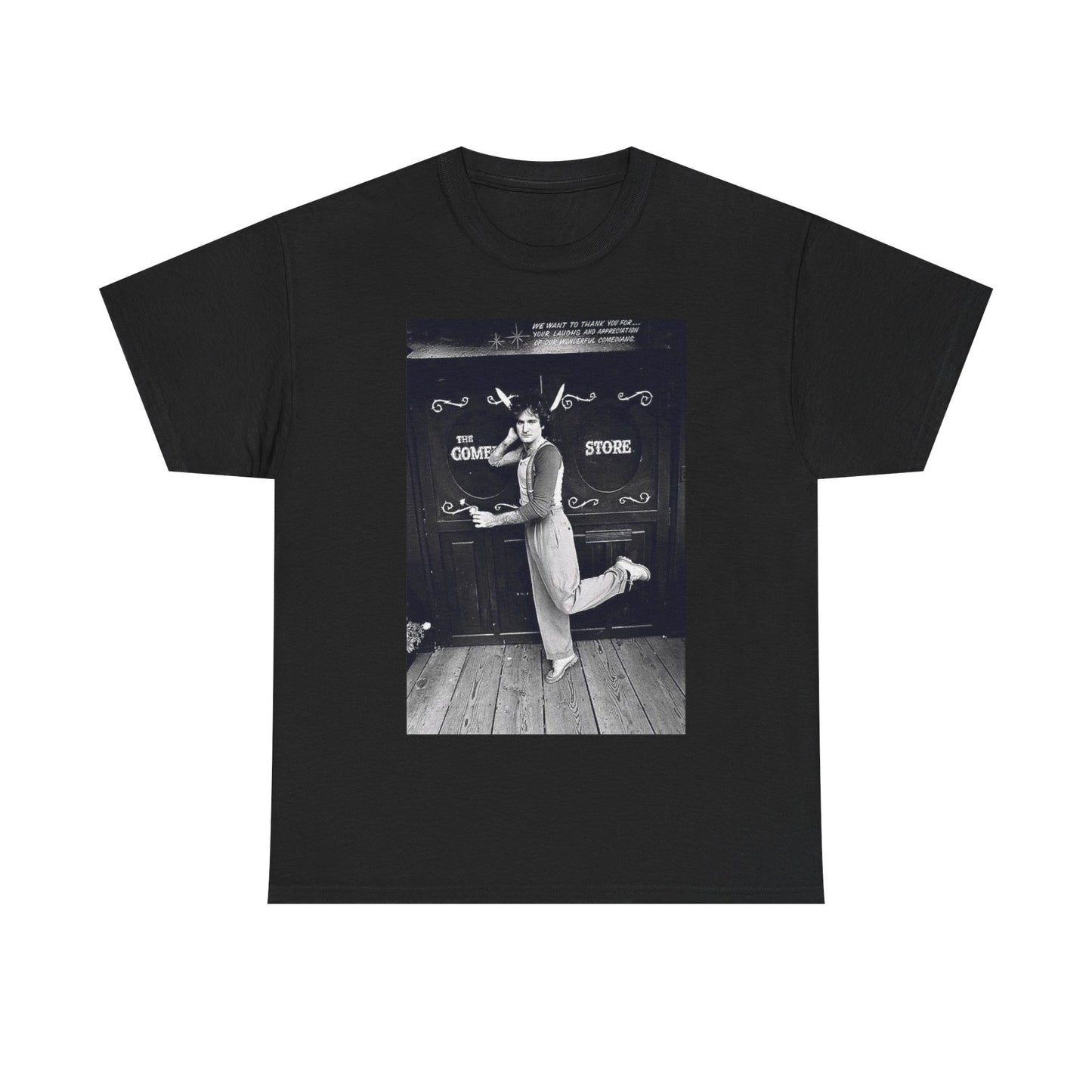 Robin williams T-shirt vintage California comedy Unisex Heavy Cotton Tee