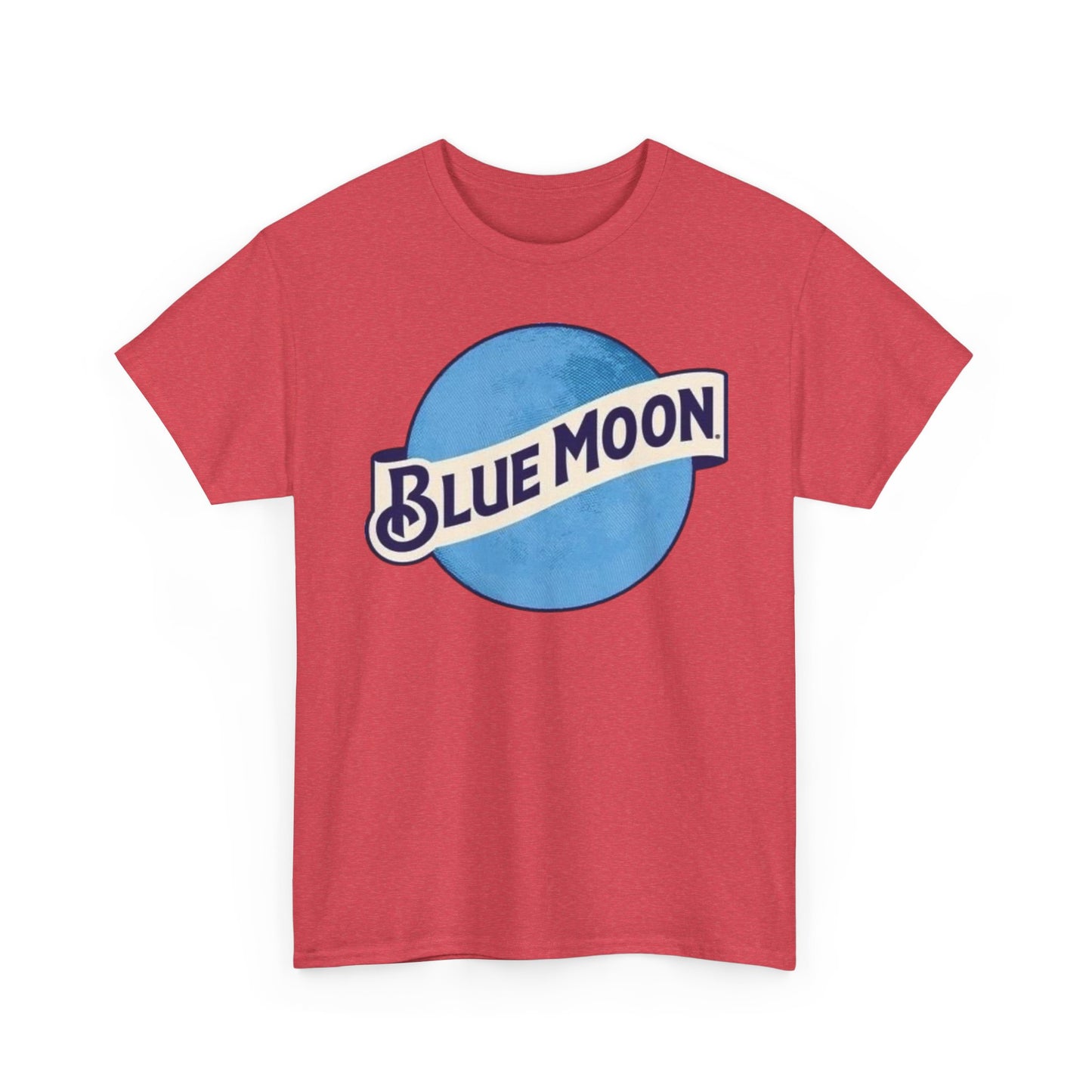 Blue Moon Vintage Beer Graphic T Shirt Men's Heavy Cotton Tee