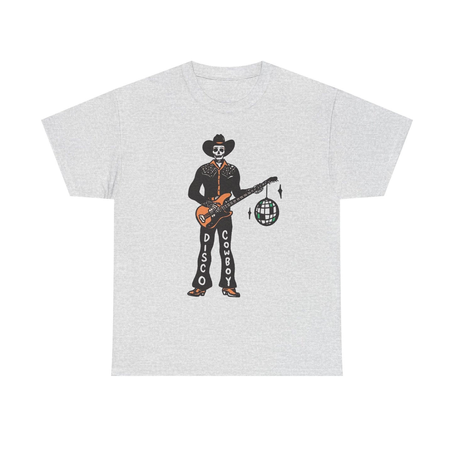 Disco Cowboy Graphic T Shirt Unisex Heavy Cotton Tee