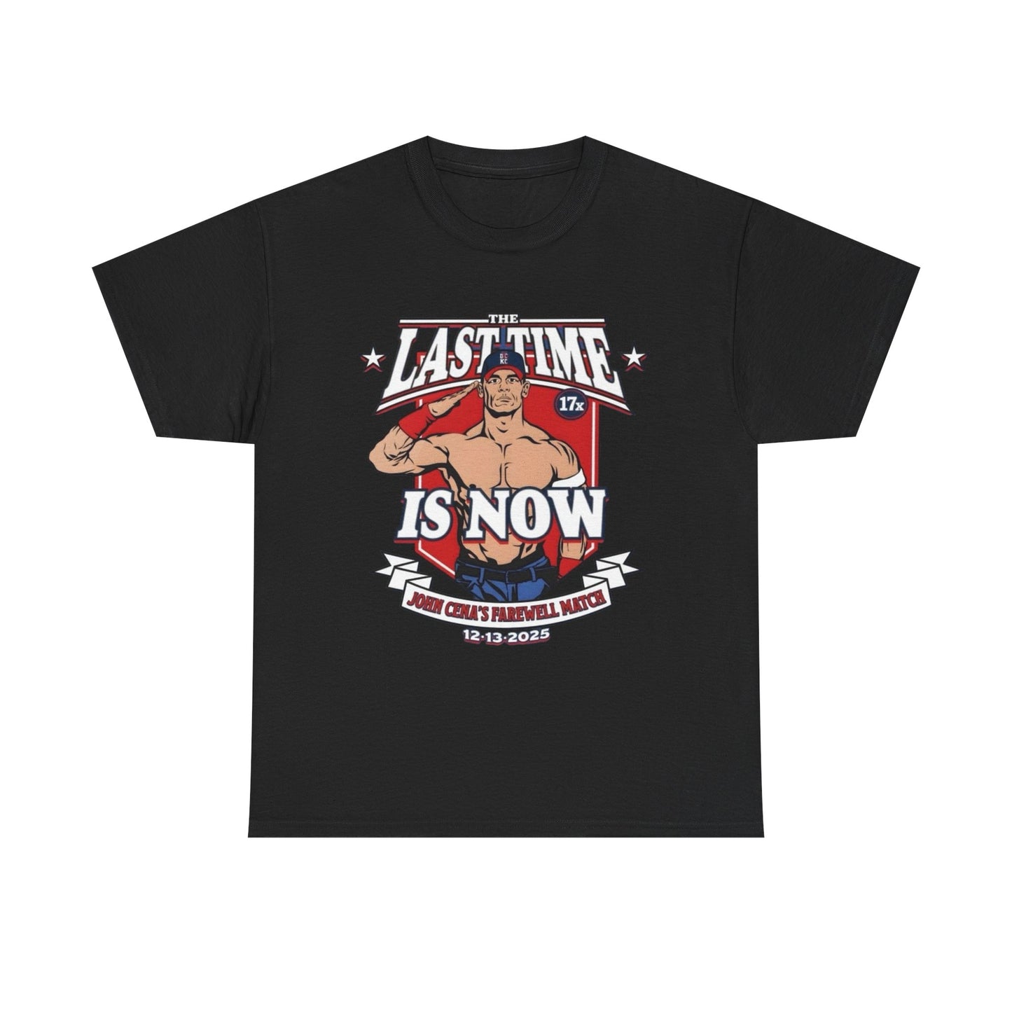 John Cena's Last Match Wrestling Graphic T Shirt NEW ADULT TEE VINTAGE