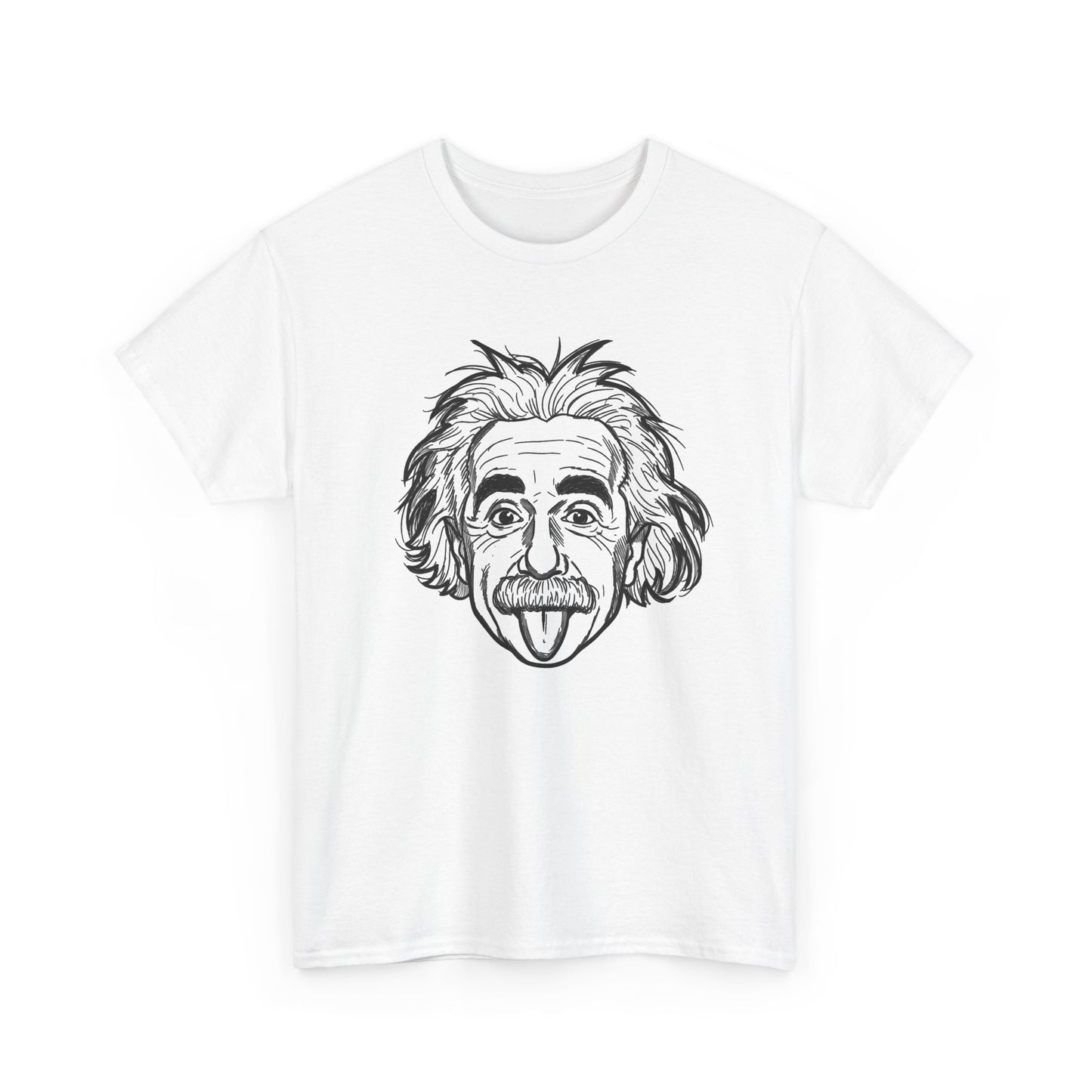 Einstein Science Vintage Funny Graphic T Shirt NEW Unisex Heavy Cotton Tee