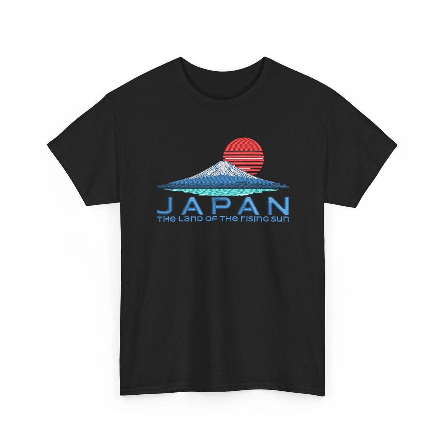 Japan Land Of The Rising Sun Graphic T Shirt NEW Unisex Heavy Cotton Tee