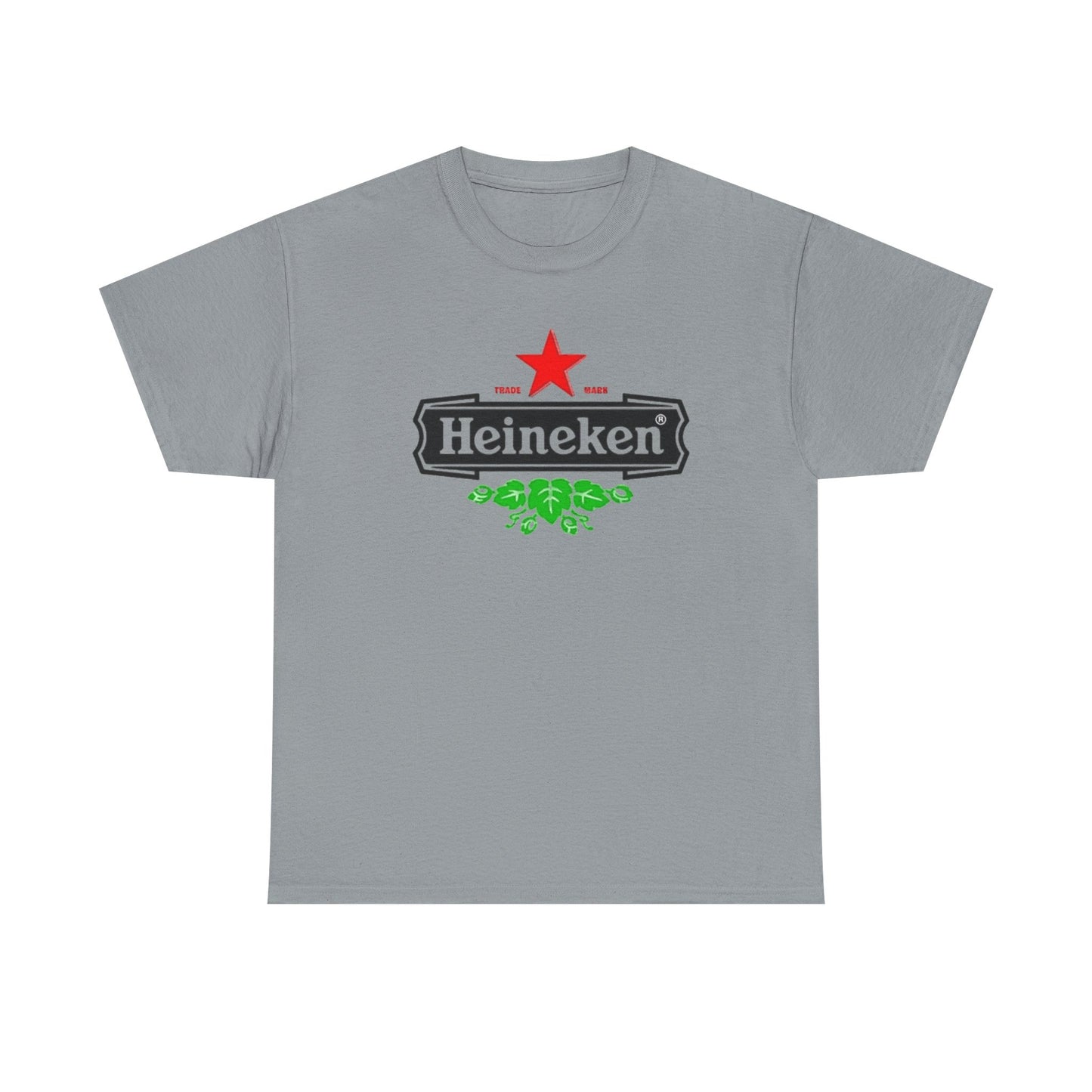 Heineken Graphic T Shirt Vintage Beer Logo Retro Unisex Heavy Cotton Tee