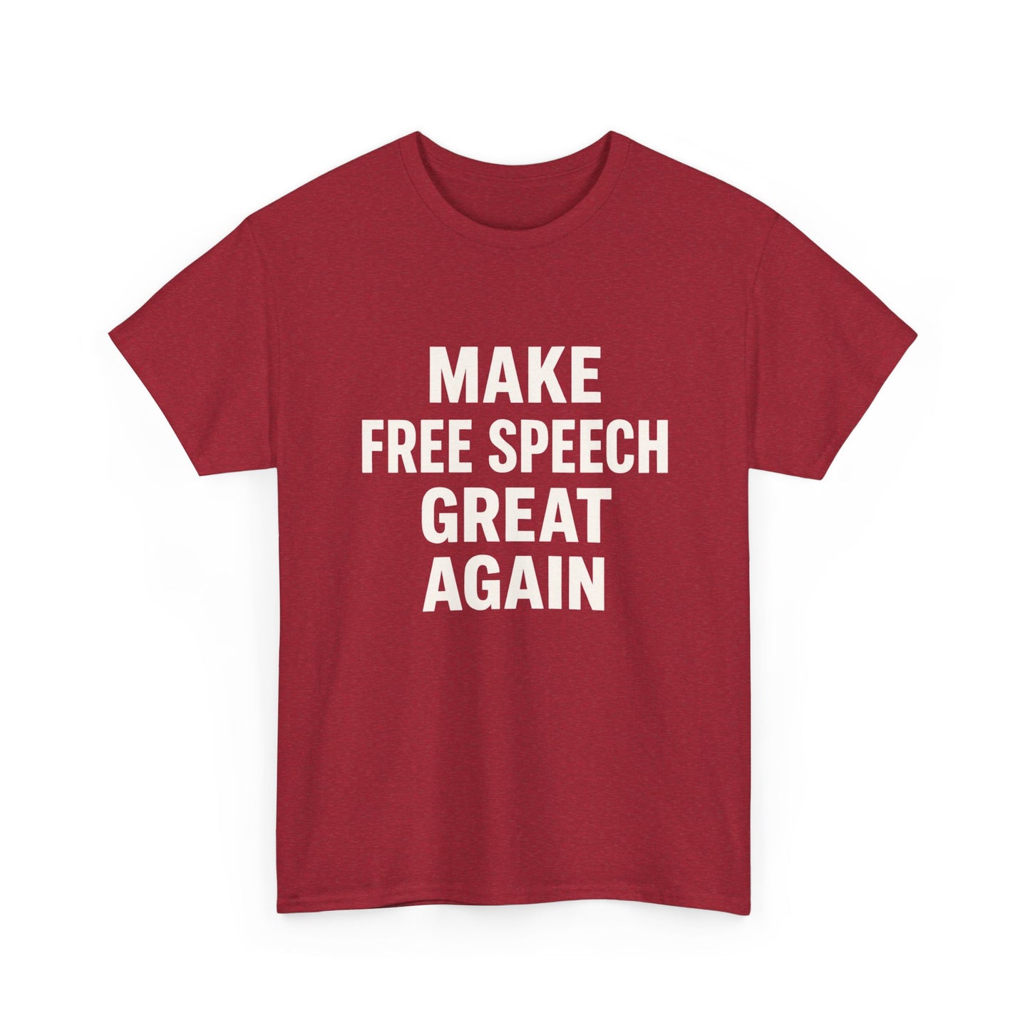 Make Free Speech Great Again Graphic T Shirt Unisex Cotton Tee NEW