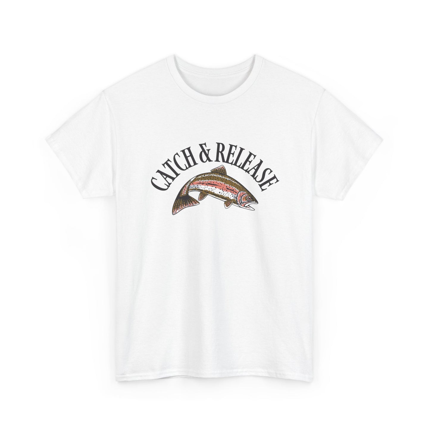 Catch And Release Fishing Graphic T Shirt NEW ADULT