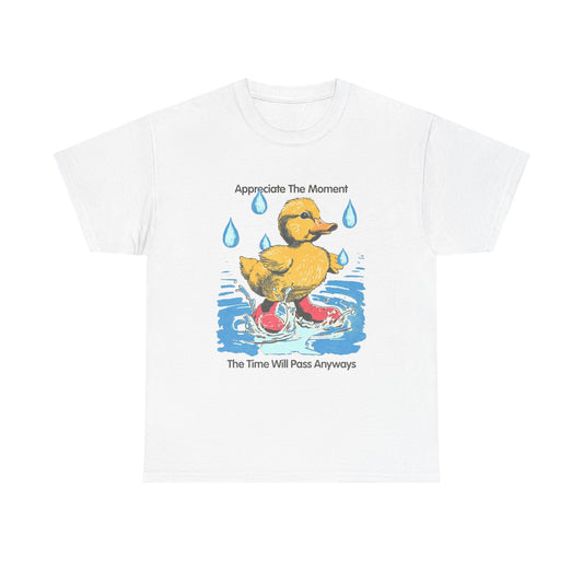 Appreciate The Moment Graphic T Shirt Unisex Heavy Cotton Tee Gift Vintage