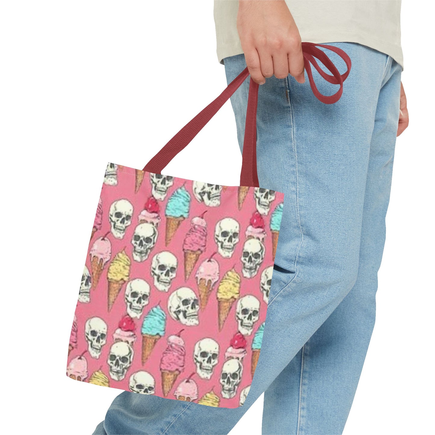 Ice Cream Checkered All Over Print BRAND NEW Purse Pocketbook - Travel Tote Bag