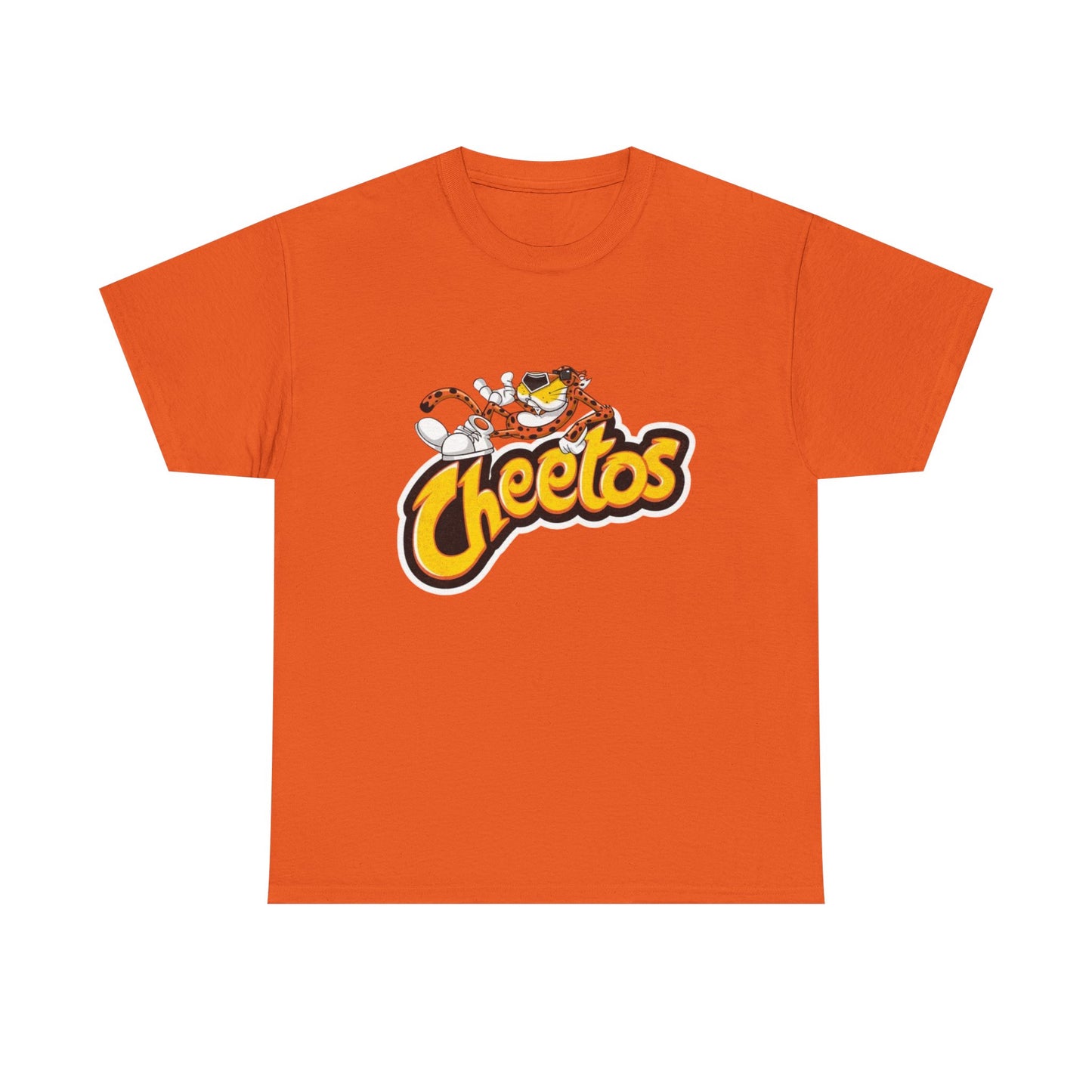 Cheetos Graphic T Shirt Vintage Snack Logo Unisex Heavy Cotton Tee